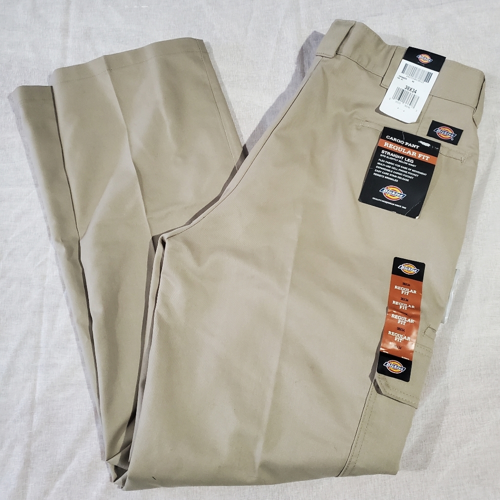 Dickies cargo pants regular fit straight leg size 38 x 34 mens
